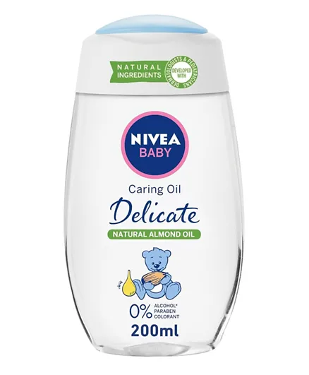 Nivea Delicate Baby Caring Oil - 200mL