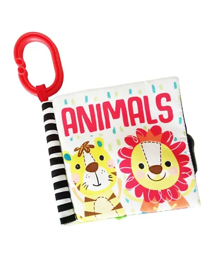 Moon Educational Toy Animal Book with Detachable Clip - English