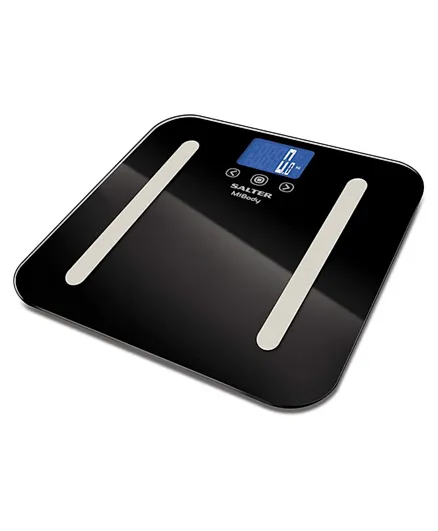 Salter Mibody Bluetooth Digital Body Analyser Bathroom Scale - Black