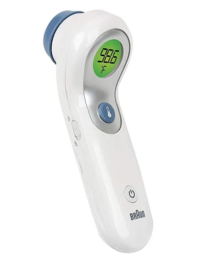بران - جهاز استشعار حرارة الجبهة بدون لمس NTF3000 - أبيض