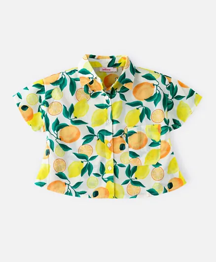 Jelliene All Over Printed Tropical Shirt - Multicolor