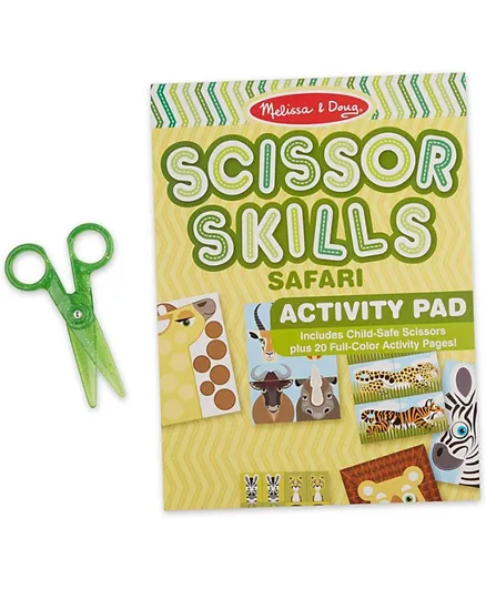 Melissa & Doug Scissor Skills Safari Activity Pad - Multicolor