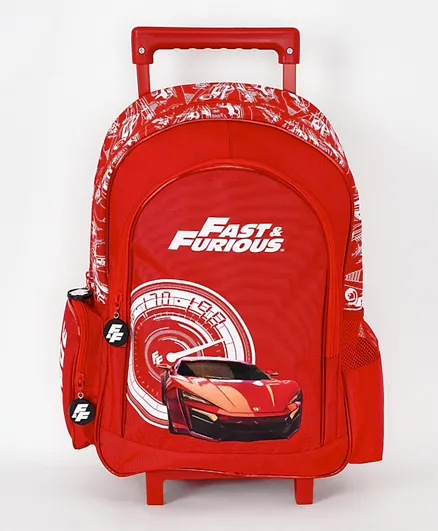 The Fast and the Furious Trolley Backpack - 16 Inch