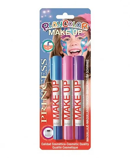 Playcolor Thematic Pocket Princess Make Up Stick Pack of 3 - Assorted