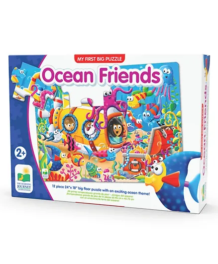 The Learning Journey My First Big Ocean Friends Floor Puzzle Set - 12 Pieces