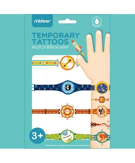 Mideer Temporary Tattoos Watches & Bracelets - Boy