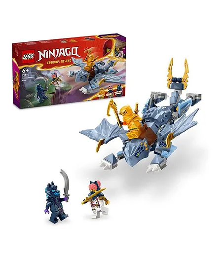 LEGO Ninjago Young Dragon Riyu 71810 Building Set - 132 Pieces, Posable ...