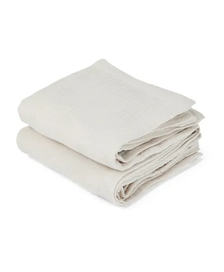Nuuroo Bao Muslin Cloth 2 Pack Solid - Cobblestone