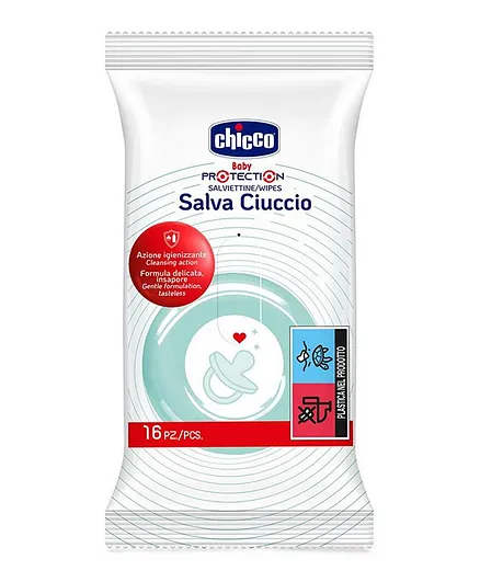 Chicco Cleansing Wipes - 16 Pieces