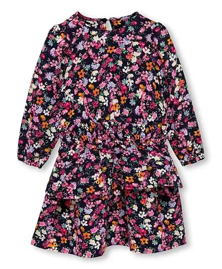 فستان أونلي كيدز بنقشة زهور - متعدد الألوان