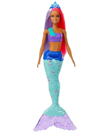 Barbie Dreamtopia Surprise Mermaid Pink and Purple Hair -  32.5 cm