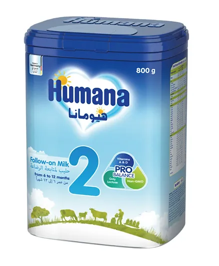 Humana Probalance Follow On Formula Milk Stage 2 - 800g