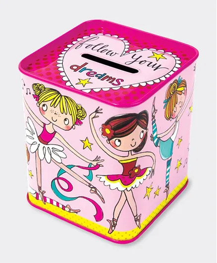 Rachel Ellen  Money Box Follow Your Dreams Ballerina - Pink