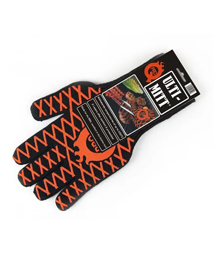 ProQ Ulti-Mitt Heat Resistant BBQ Single Glove - Orange