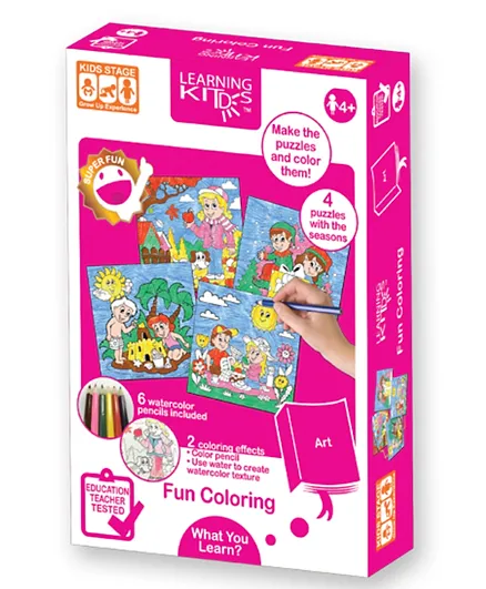 Learning KitDS Fun Coloring Puzzle Set - Multicolor