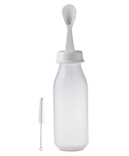 Pigeon Weaning Bottle With Spoon White- 240ml
