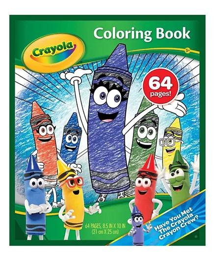 Crayola Crayon Crew Coloring Book- 64 Pages