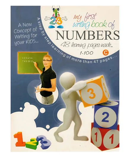 My First Writing Book Of Numbers - English