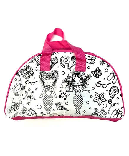 Tiptop Color Your Own Message Bag - White