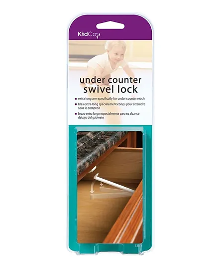 Kidco Undercounter Swivel Lock - 4/Pk