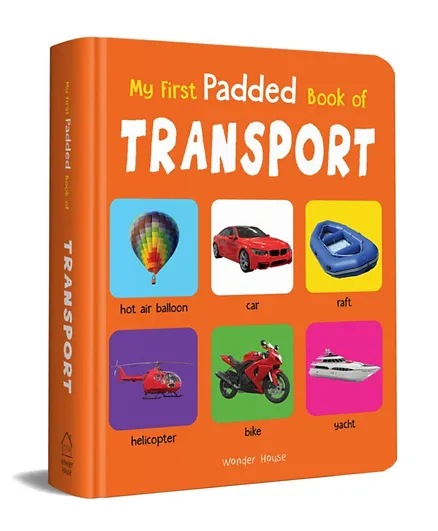كتابي الأول المبطن عن وسائل النقل - باللغة الإنجليزية