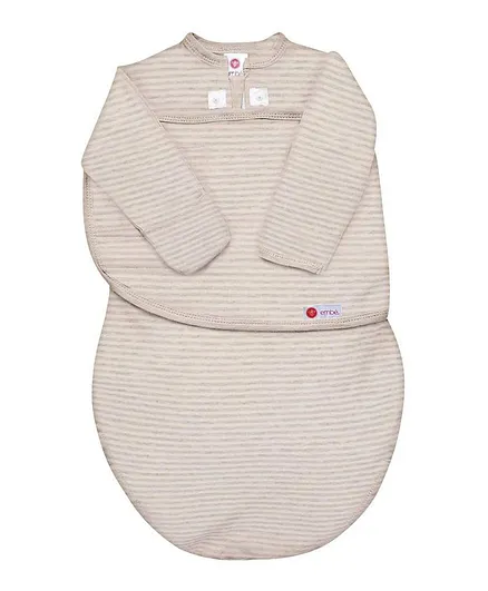 Mums & Bumps Embe Babies Swaddle with Long Sleeves - Beige