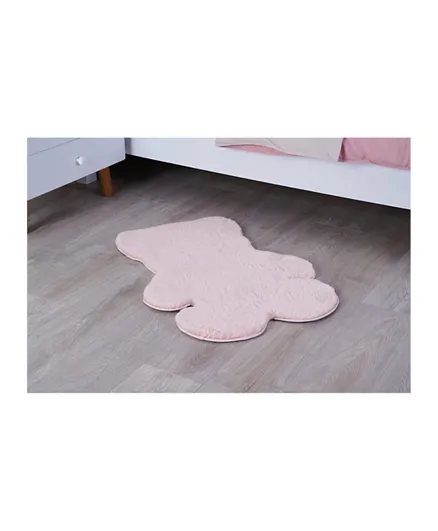 PAN Home Teddy Bear Soft Fur Rug - Pink