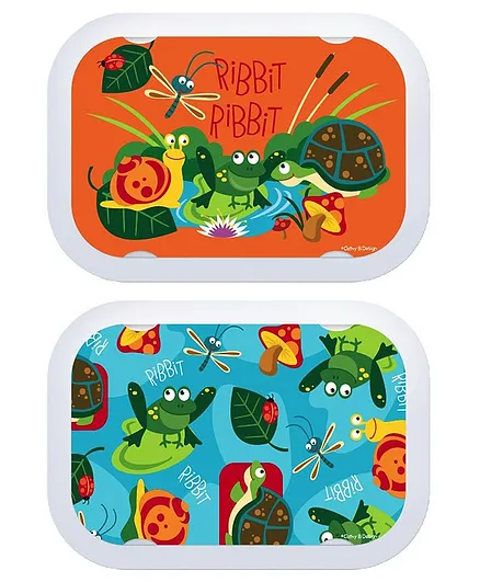 Yubo Peace Face Plate Set Multicolour - 2 Pieces