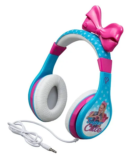 KIDdesign Jojo Siwa Kid Safe Wired Kids Headphones - Multicolour
