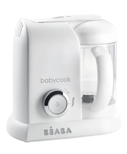 Beaba Baby cook Solo 4 in 1 Steam Cooker & Blender 220V 1100ml -  White