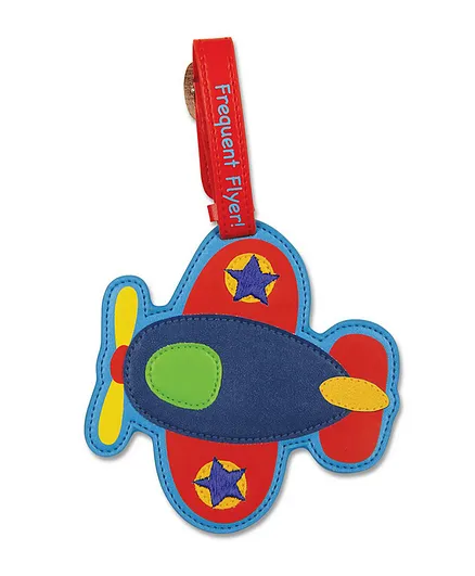 Stephen Joseph Airplane Luggage Tag - Multicolor