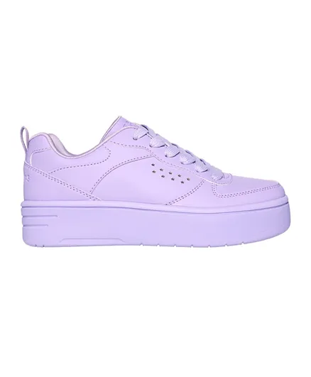 Skechers Court High Shoes - Lavender