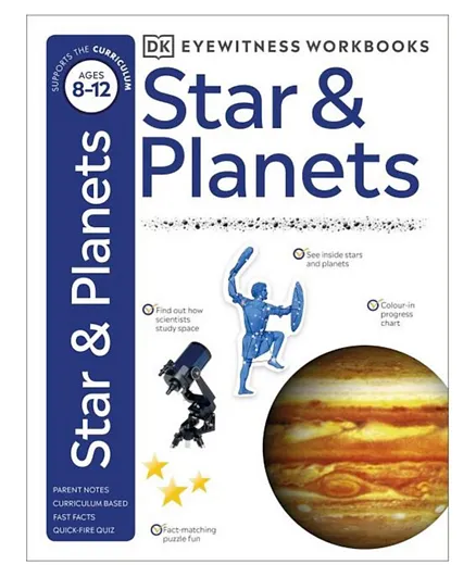 كتاب عملي لاستكشاف النجوم والكواكب، يحتوي علي 48 صفحة
