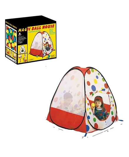 STEM Magic Ball House Children's Tent With 100 Ocean Balls