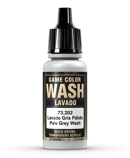 Vallejo Game Color Wash 73.202 Pale Grey - 17mL