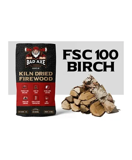 Bad Axe British Beech Firewood Bag - 40L