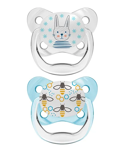 Dr. Brown's PreVent Butterfly Shield 2 Orthodontic Soothers - RabbitBees