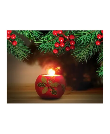 Christmas Magic Tealight Holders 22146 - 2 Pieces