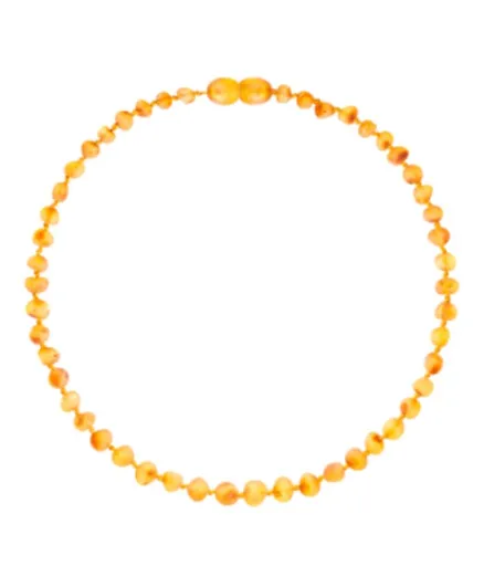 Made by Nature Premium Amber Baby Teething Necklace - Raw Honey