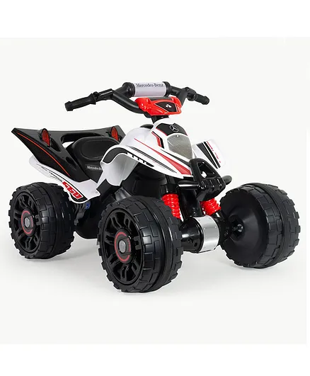 Injusa Mercedes Benz The Beast 12 V Quad - White