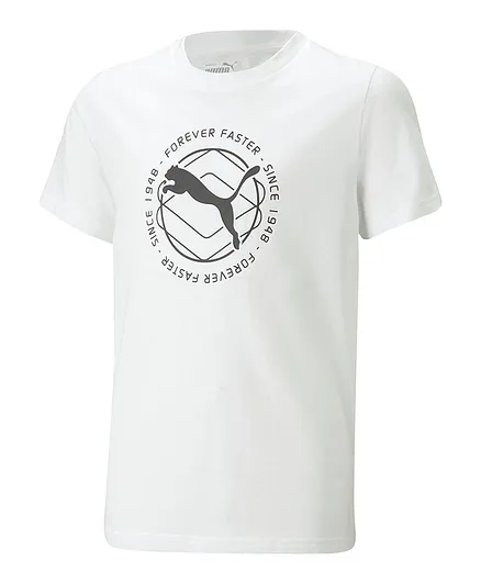 PUMA Active Sports Graphic Tee - White