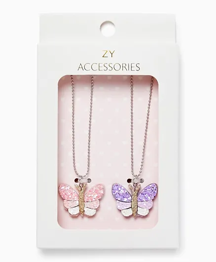 Zippy Kids Girl Jewellery Light Pink/Purple - 2 Pieces