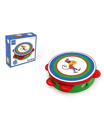 Scratch Europe Tambourine Fanfare - Multicolour