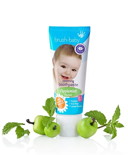 Brush Baby Applemint Teething Toothpaste - 50mL