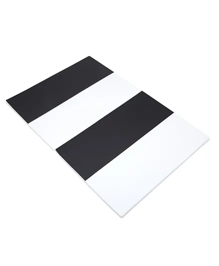 iFam Natural Folder Mat - White and Black