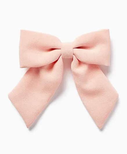Zippy Hair Clip With Bow - Pink
