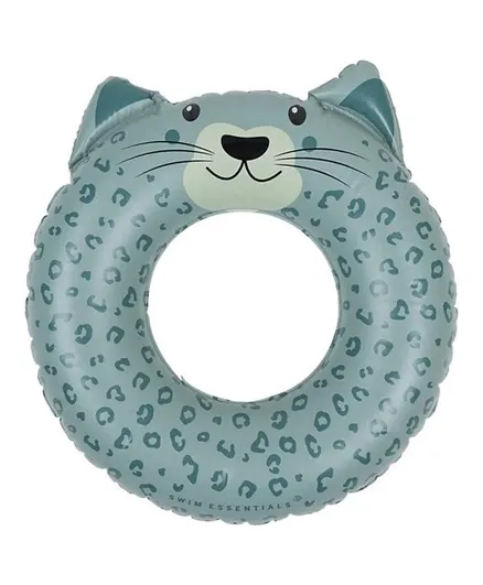 Swim Essentials Leopard Printed Animal Swim Ring - Green