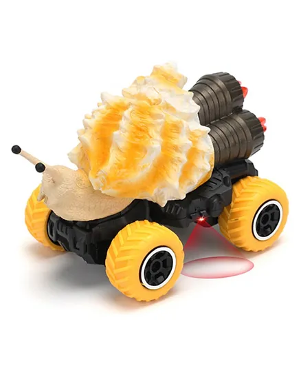 Little Story 4 Channel Snail Car With Remote Control - Yellow