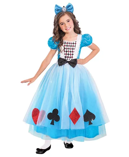 Costumes USA Party Centre Child Miss Wonderland Costume - Blue