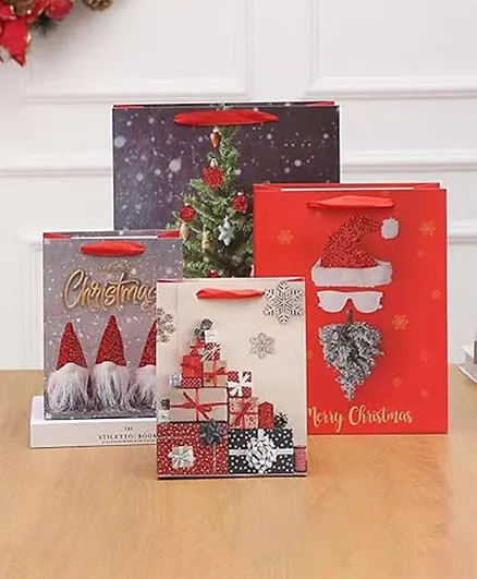 Brain Giggles Novelty Christmas Gift Bag Pack of 12 - Assorted